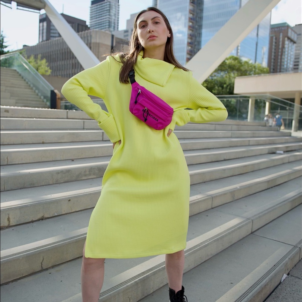 MM6 Ribbed Jersey dress size S/M